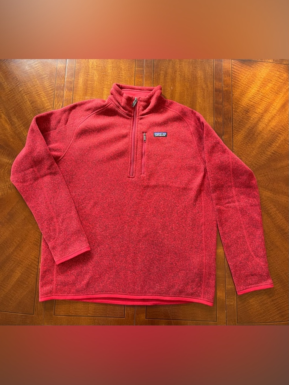 Patagonia Men’s Half-Zip Fleece Pullover - Red Sz L